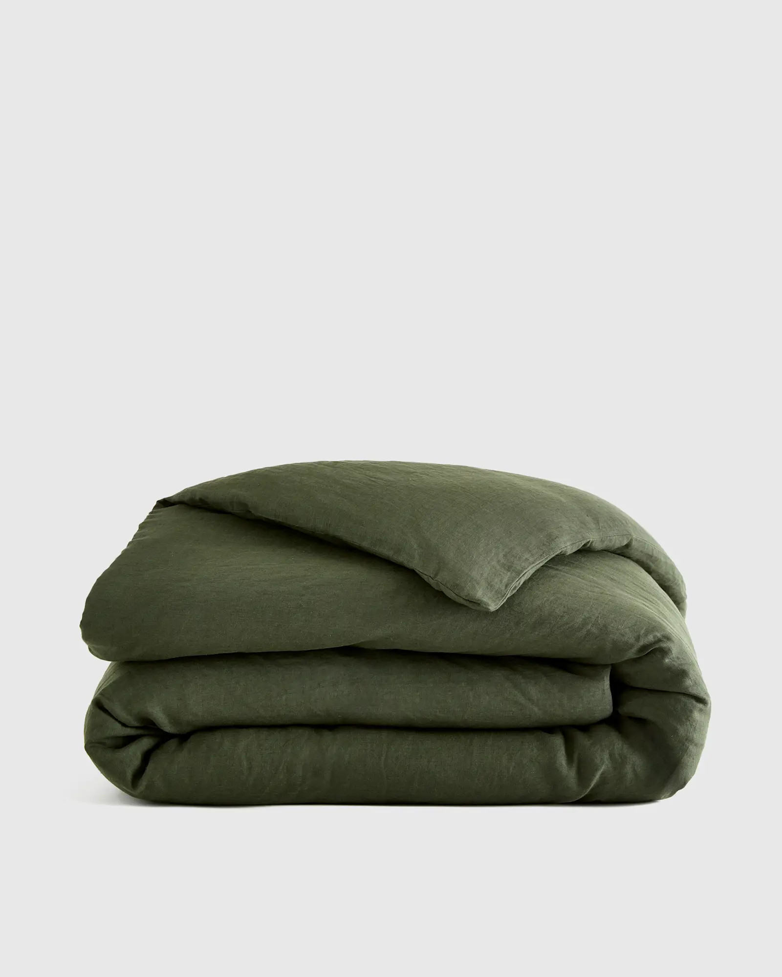 Linen Duvet Cover | Quince in Pine | Quince