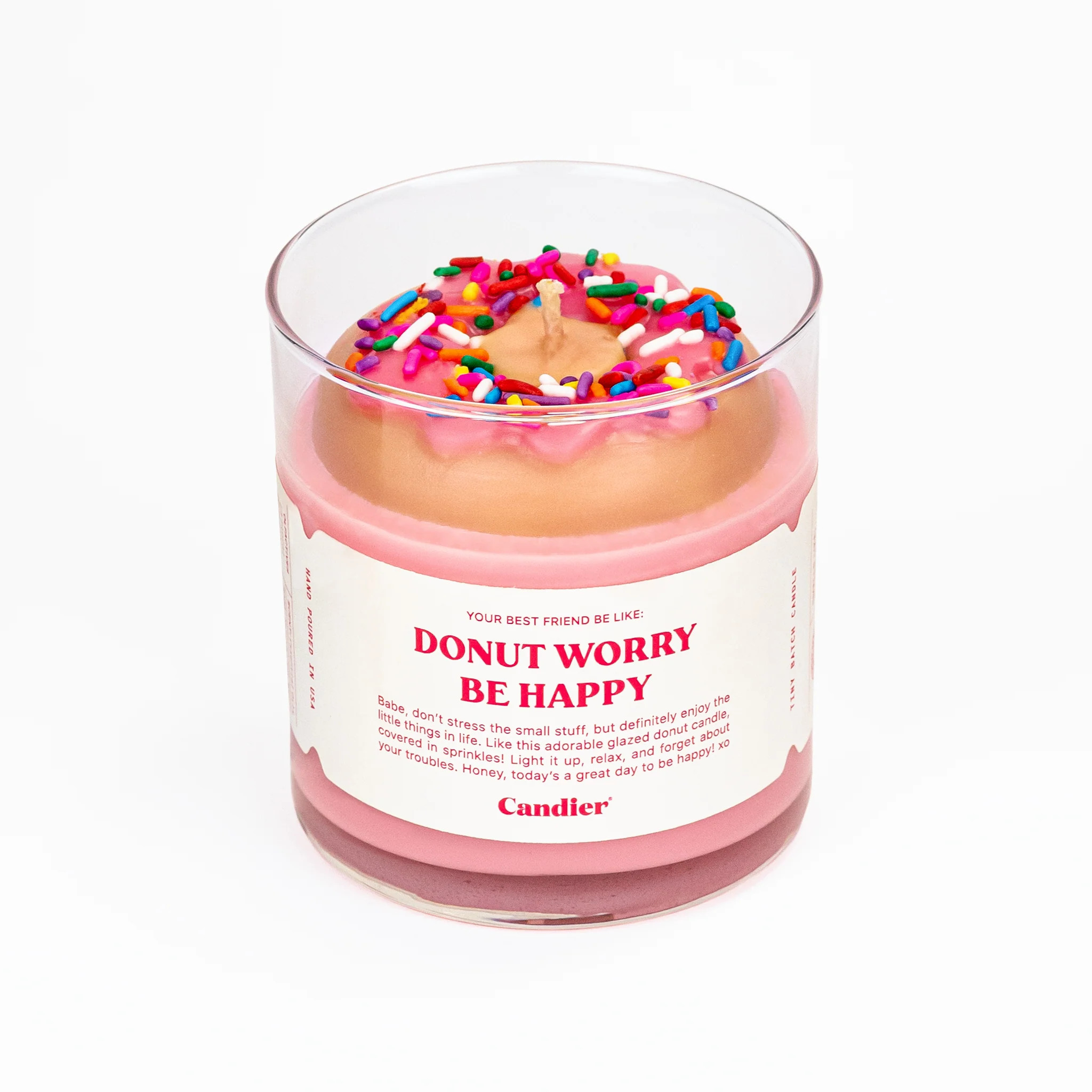 DONUT WORRY BE HAPPY CANDLE | Candier by Ryan Porter