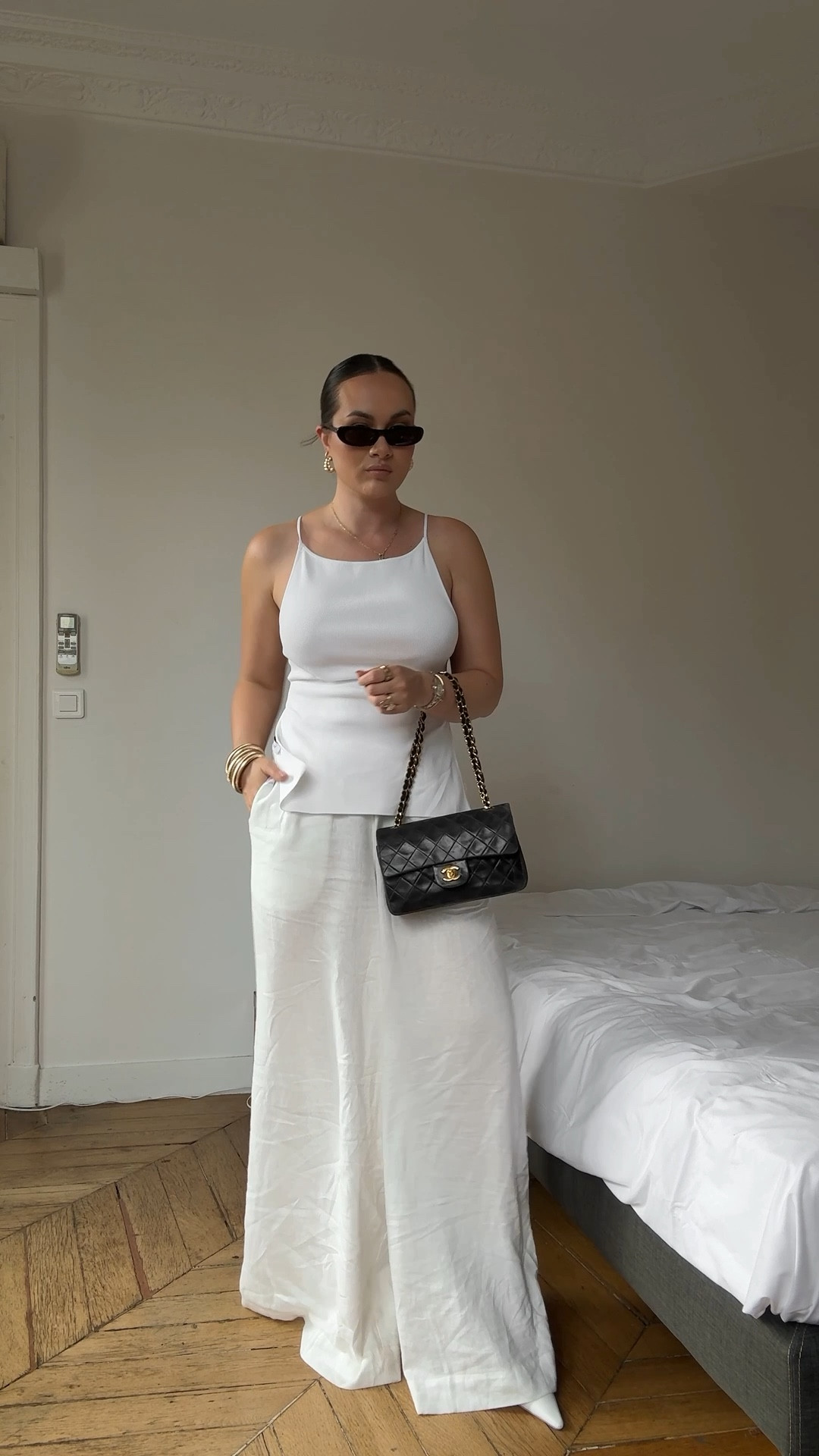 Must have chic white linen set for spring - loving anything linen for this season! 

#LTKgrwm #LTKootd #LTKSeasonal