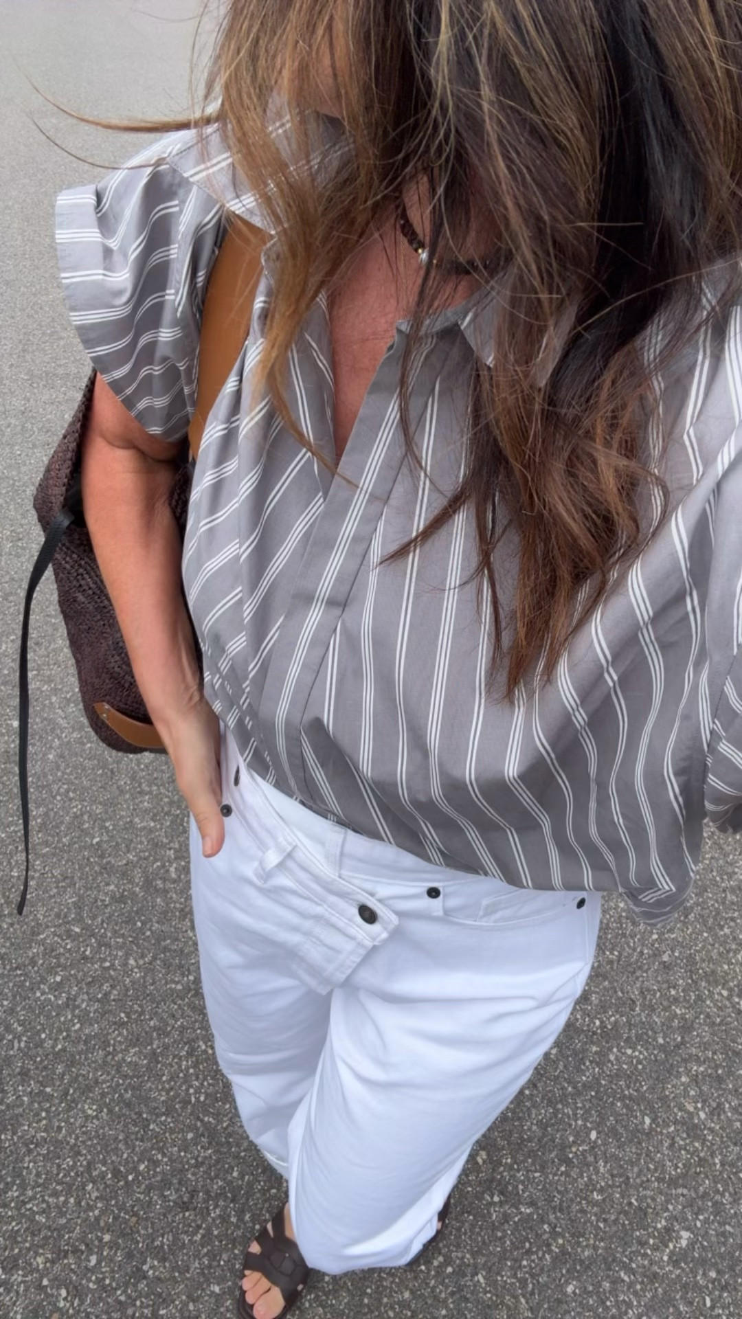Clear the rack deals on this rag and bone shirt ($38) plus
@Target KBB crossover jeans ❤️ wearing size 6 for a loose cool girl fit.  
Shoes also on clearance with extra 25% off they run a little narrow,  so well made ❤️ 
@nordstrom

#LTKOver40 #LTKSaleAlert #LTKTravel