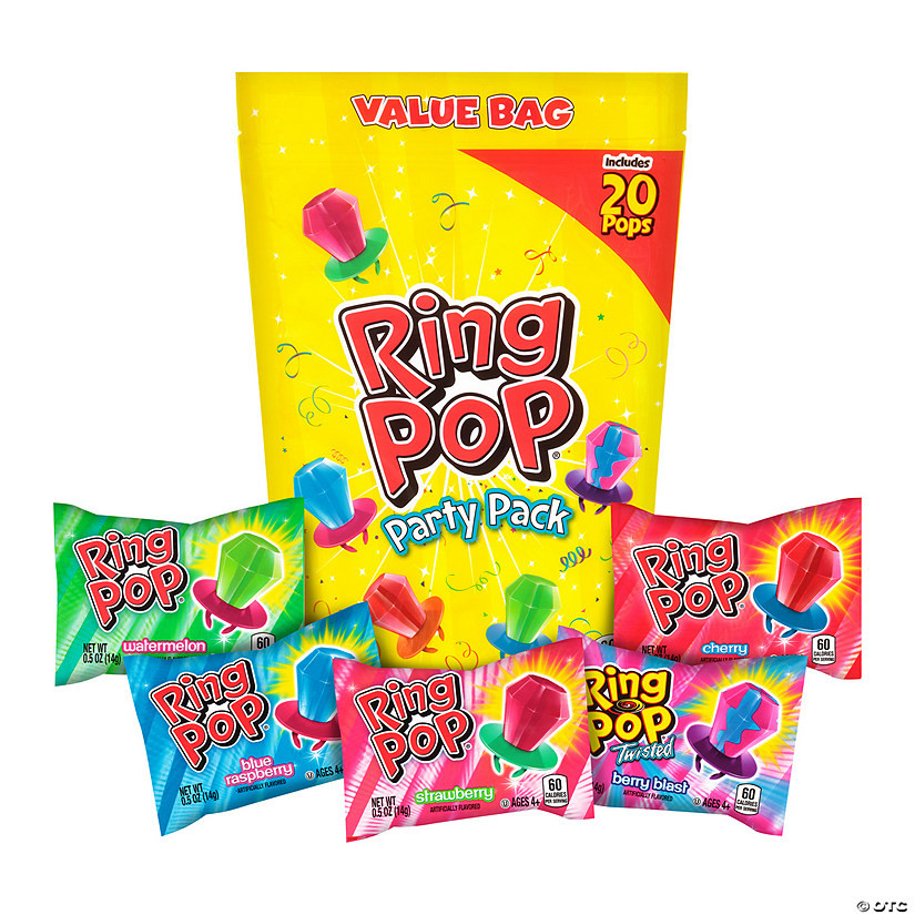 Ring Pops® Party Pack - 20 Pc. | Oriental Trading Company