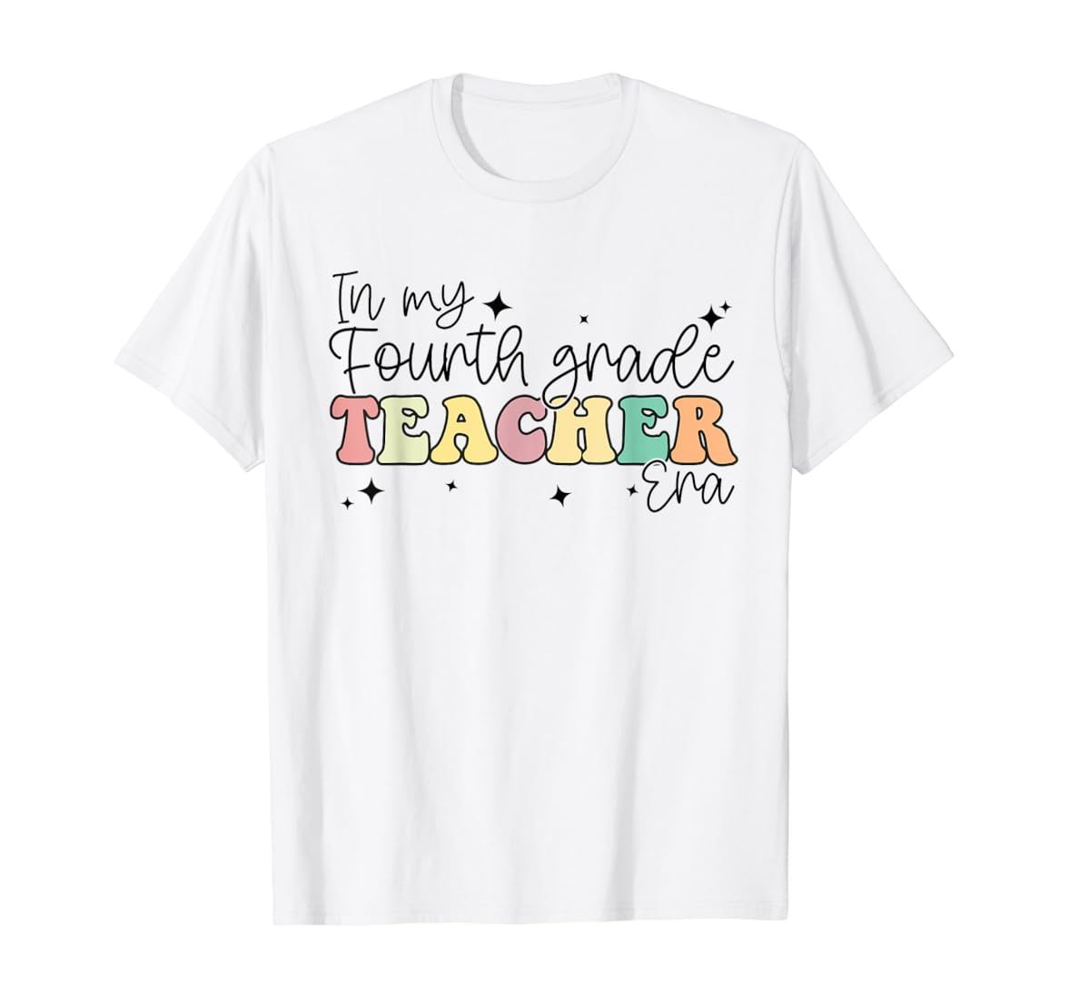 In My Fourth Grade Teacher Era Back To School Retro T-Shirt | Amazon (US)