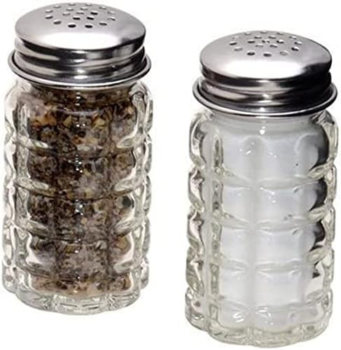 Retro Style Salt and Pepper Shakers with Stainless Tops (2) | Amazon (US)