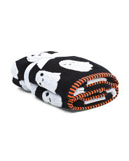Set Of 2 Happy Ghost Jacquard Zero Twist Hand Towels | Halloween | Marshalls | Marshalls