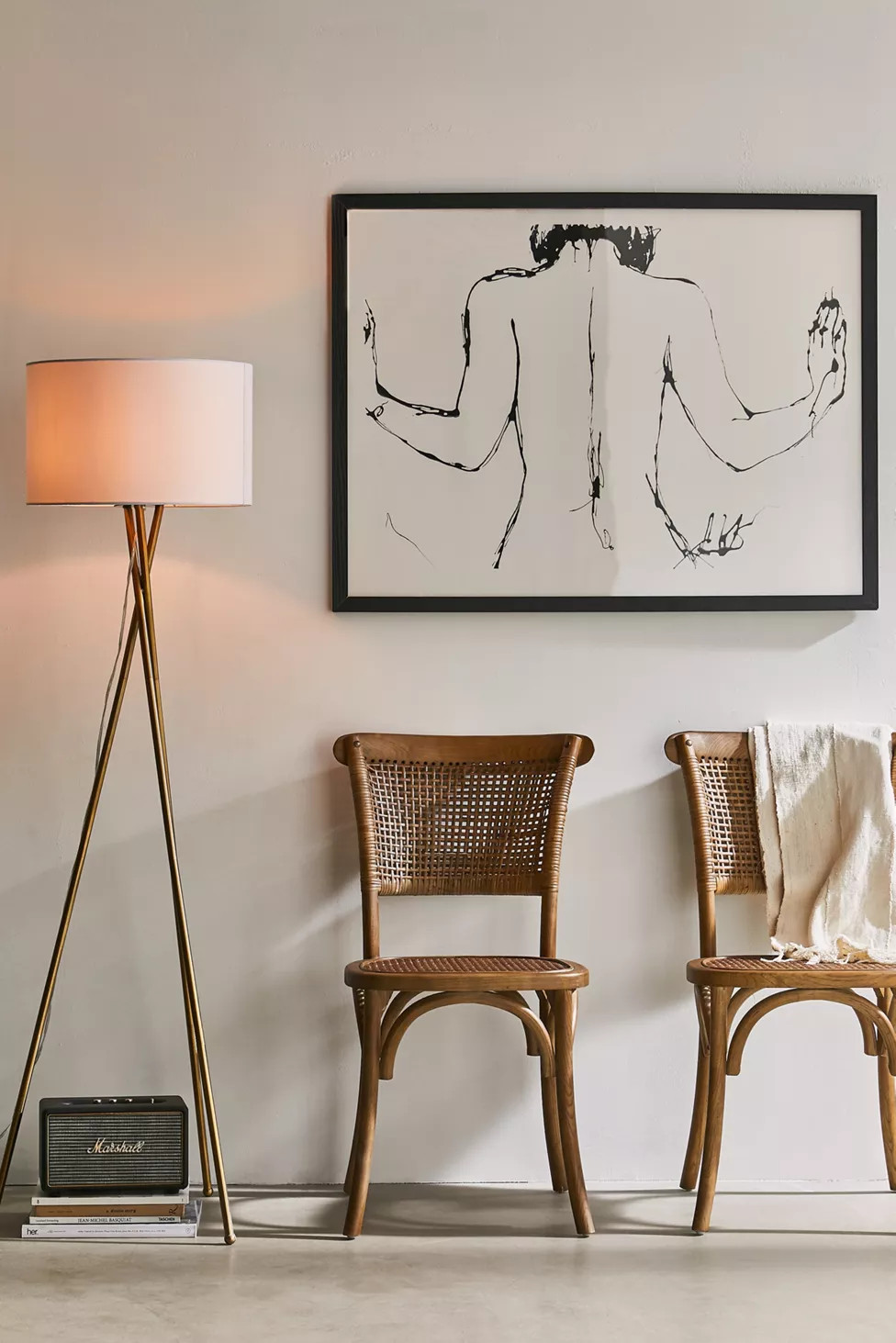 Chelsi Rattan Chair - Set Of 2 | Urban Outfitters (US and RoW)