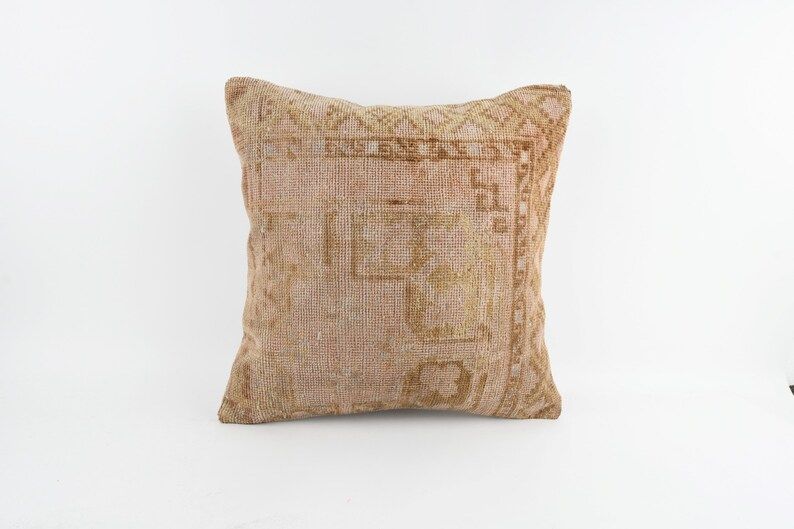 Vintage Kilim Pillow 20x20 Pillow Case Handwoven Kilim | Etsy | Etsy (US)