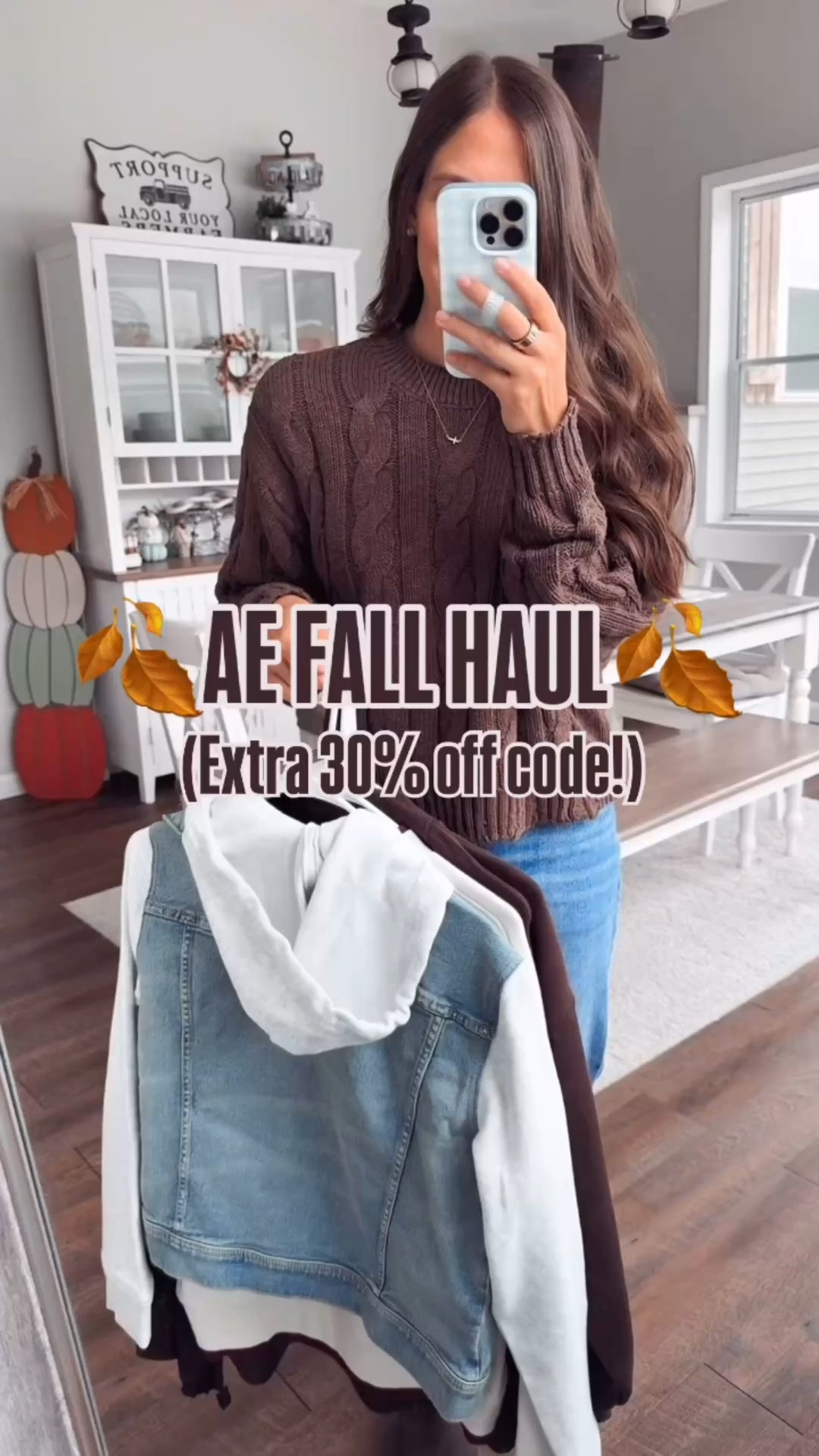 @ae is having a huge sale and you can use code AEFALL30 for an additional 30% off your purchase! 
Wearing XS in all tops and jacket. Denim tts short option. Shoes tts #aejeans #aepartner

#LTKootd #LTKgrwm #LTKmomlife