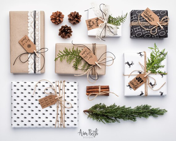 Christmas Gift Tags Variety Pack Printable Christmas Gift Tags Downloadable Gift Tags Christmas G... | Etsy (US)