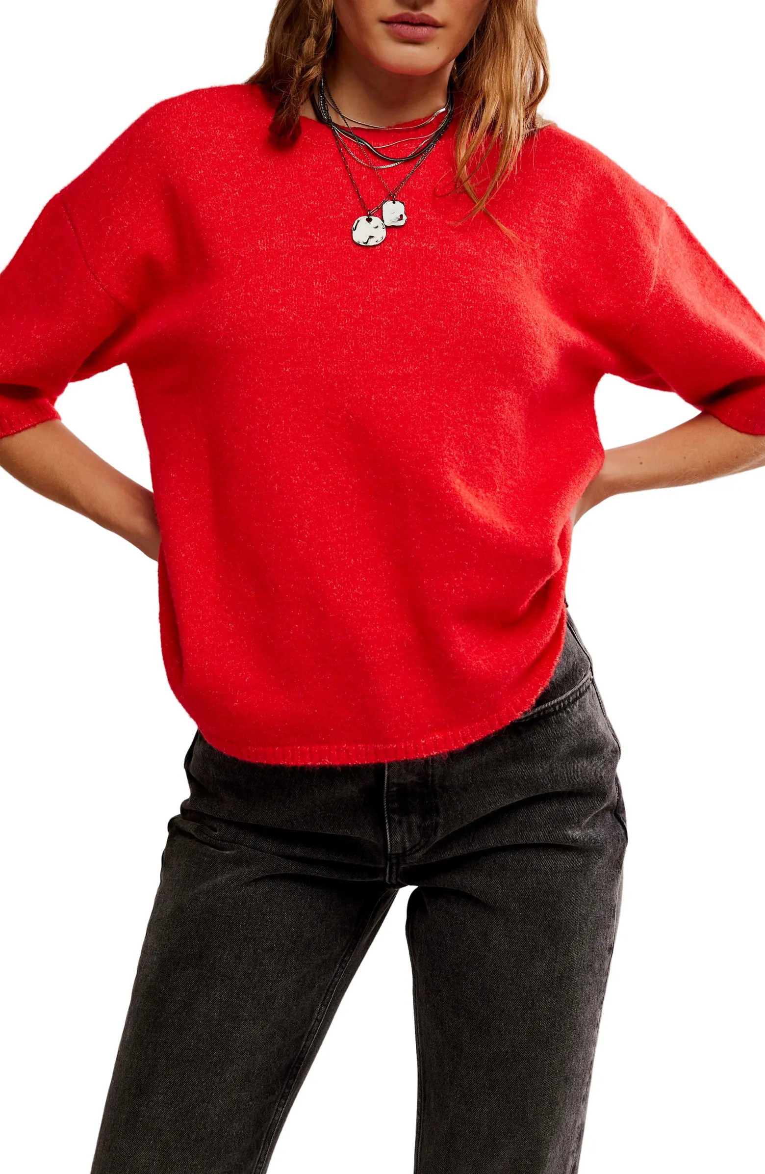 Margot Oversize Short Sleeve Sweater | Nordstrom