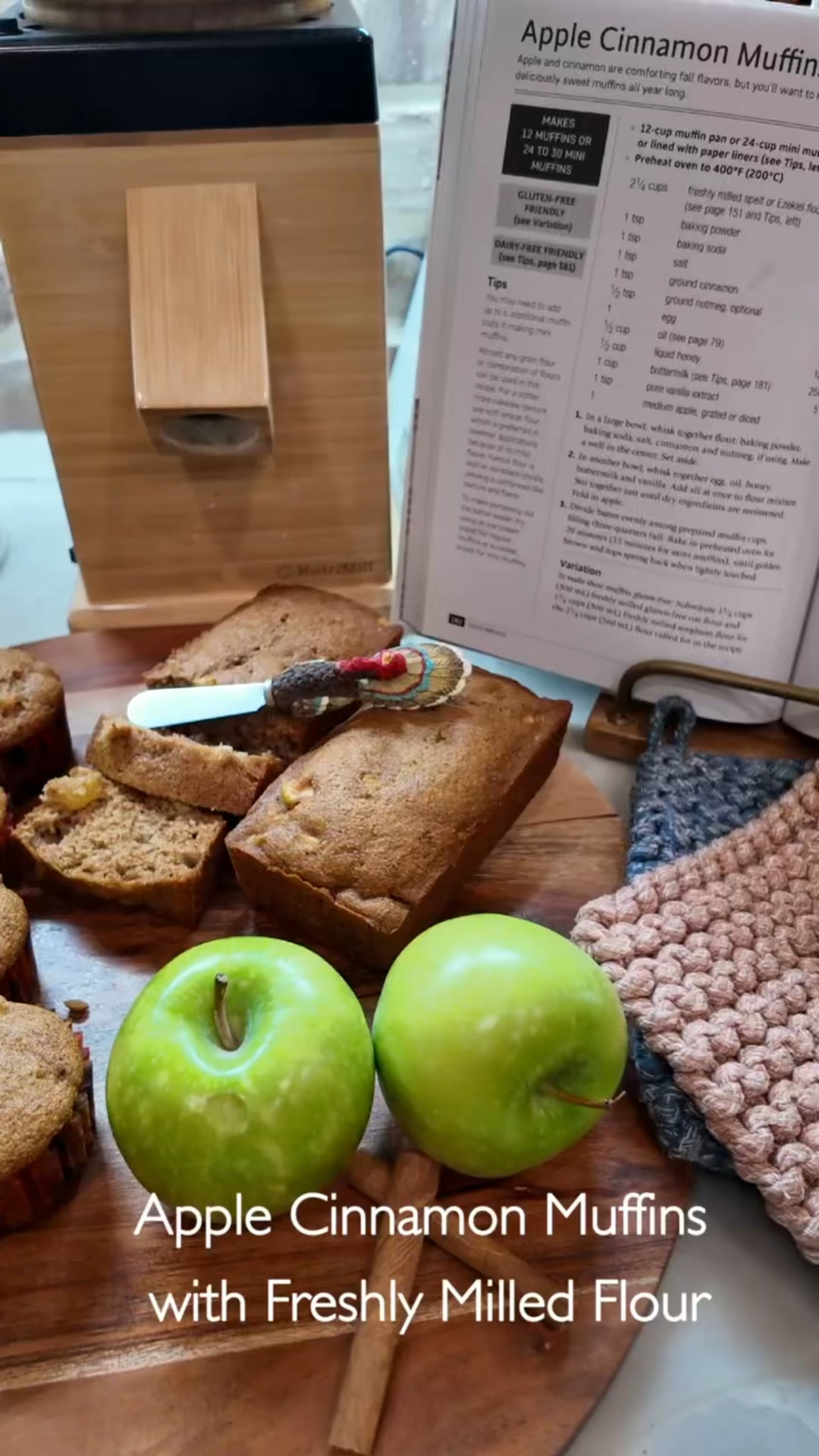 Freshly milled flour = next-level flavor 🍎✨ These Apple Cinnamon Muffins are warm, fluffy, and packed with cozy fall vibes. Milling your own flour makes all the difference — light, nutrient-rich, and irresistibly fresh! 🍂
📖 Save this freshly milled flour muffin recipe for your next baking day!
#FreshlyMilledFlour #AppleCinnamonMuffins #HomeMilledFlour #WholeGrainBaking #FromScratchBaking #FallBaking #HealthyMuffinRecipe #LTKbakes #LTKhome #LTKrecipe

#LTKHome #LTKSeasonal #LTKHoliday