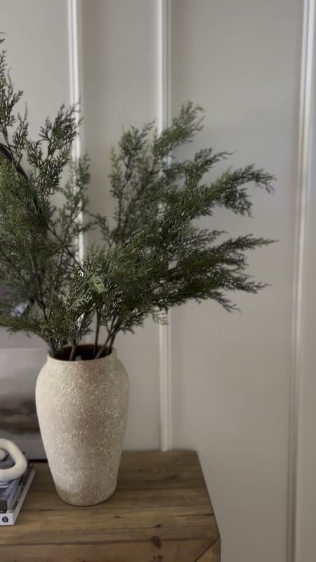 the best affordable realistic faux cedar branches! full + large easily bendable to shape and make a statement for way less! using 5 in this large vase 

Christmas decor. Home decor. Holiday decor. Target holiday decor. Cedar stems. cedar branches. Hearth & hand target holiday. Hearth & hand. Magnolia. 

#LTKHoliday #LTKfindsunder50 #LTKhome