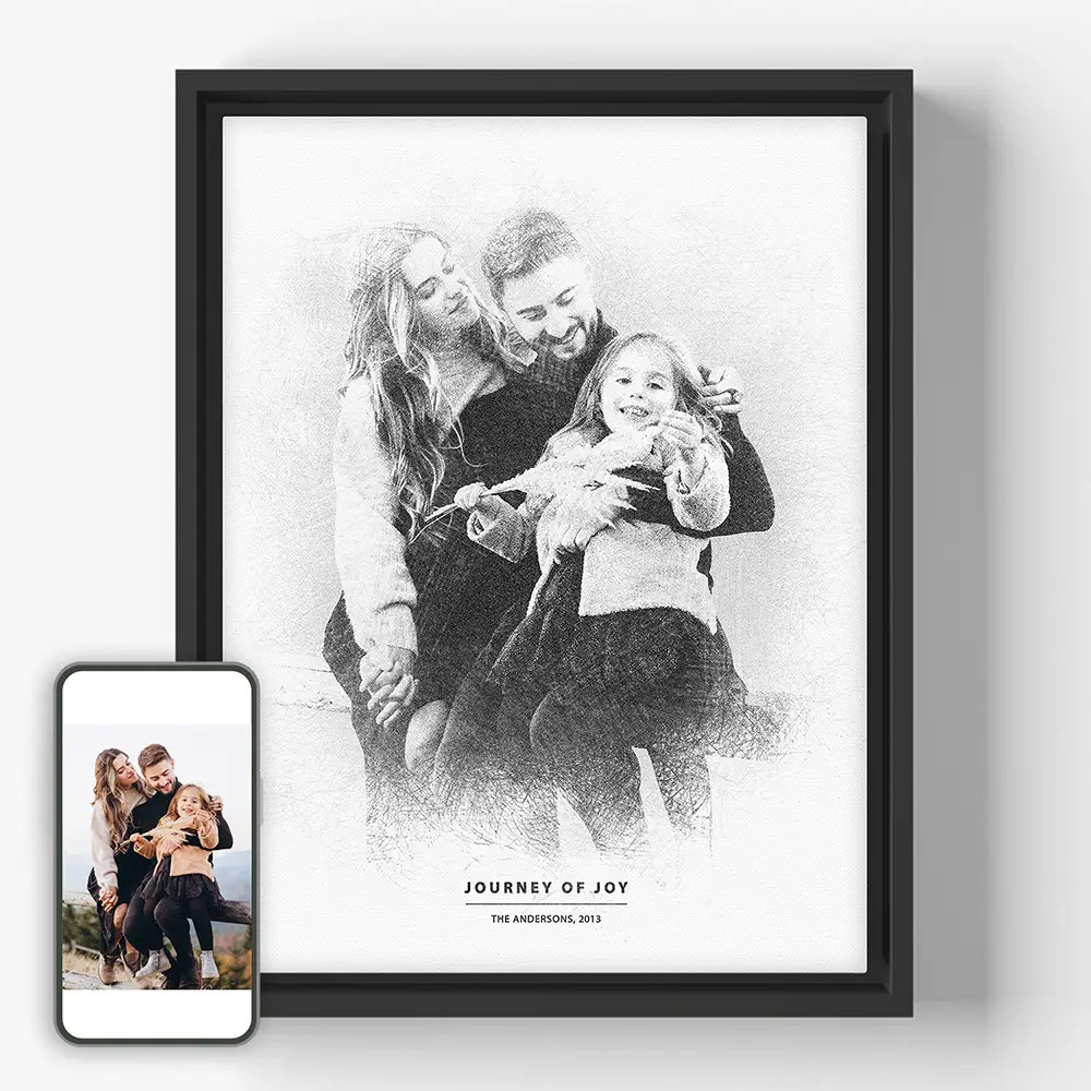 Sketching Memories - Vertical Canvas | Lime & Lou (US)