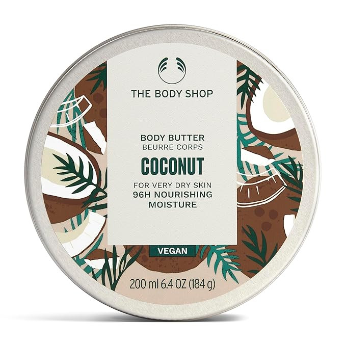 The Body Shop Coconut Body Butter – Nourishing & Moisturizing Skincare for Very Dry Skin – Ve... | Amazon (US)