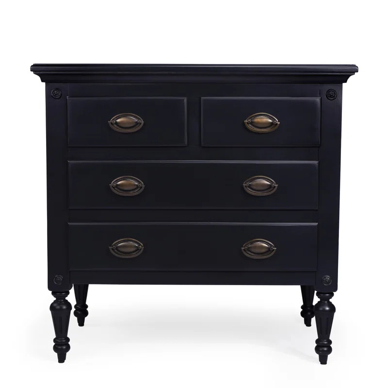 Shelley 30.75'' Tall 4 - Drawer Accent Chest | Wayfair North America