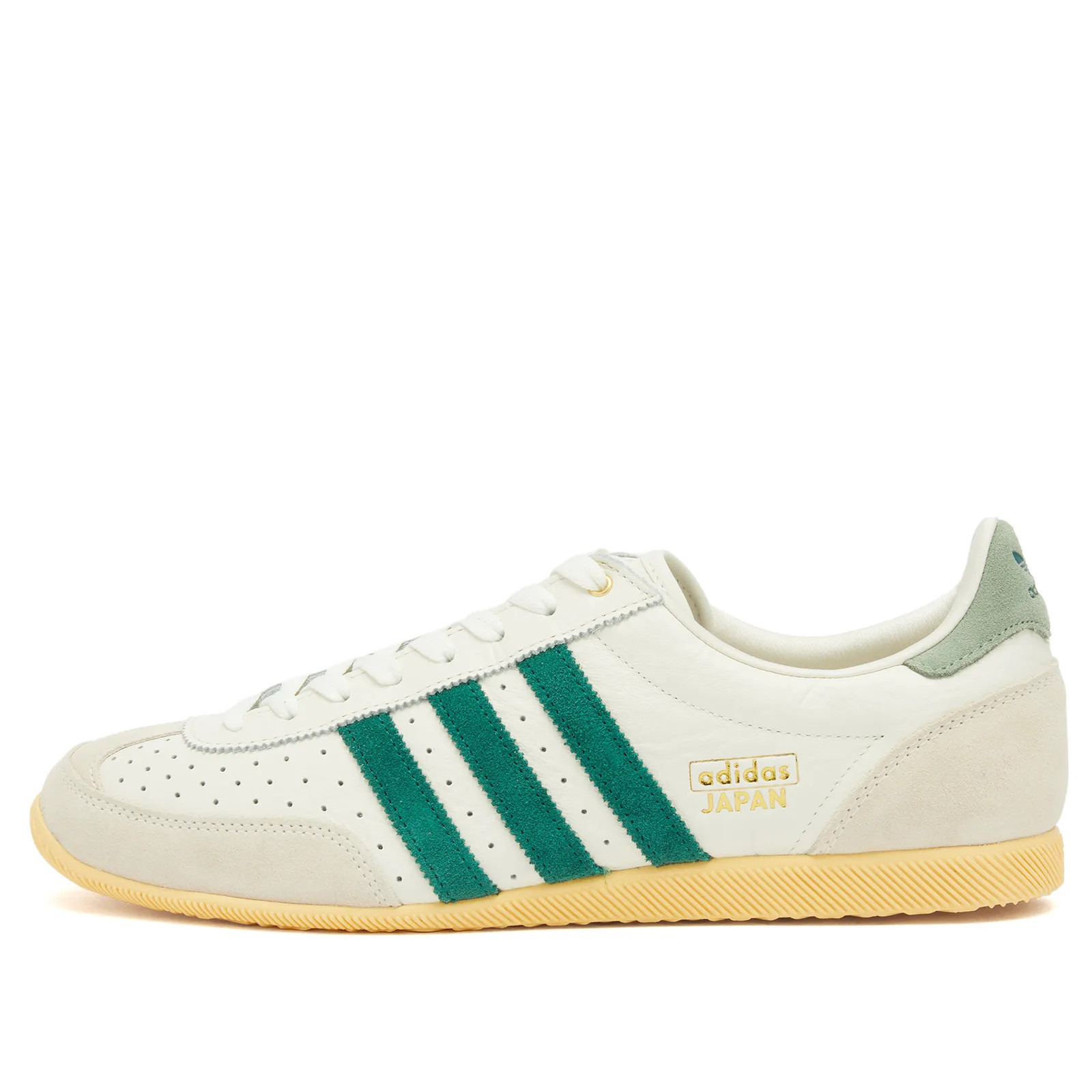 Adidas Japan W in Off White/Green/Orange, Size UK 3.5 | END. Clothing