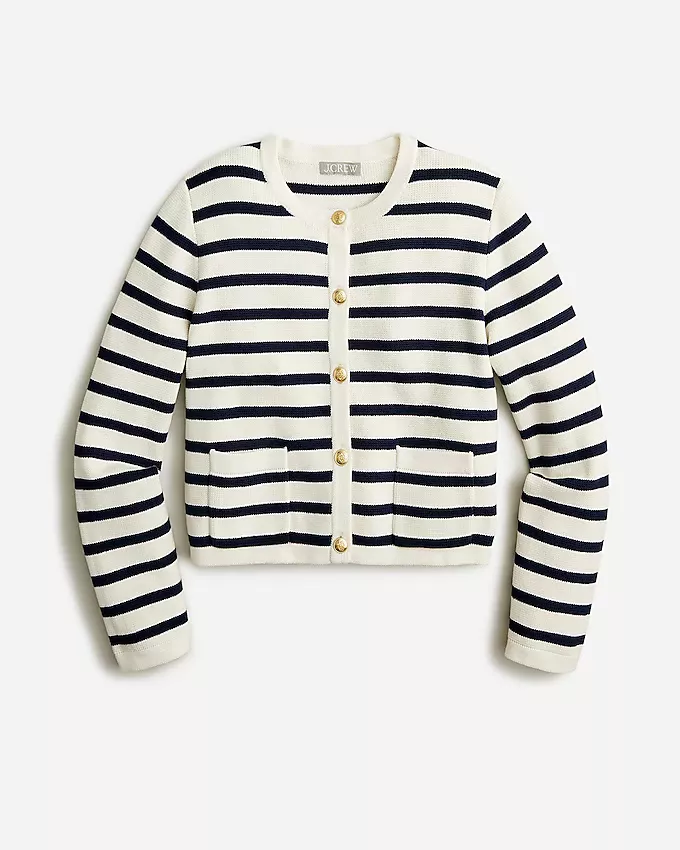 striped cardigan with jewel … curated on LTK