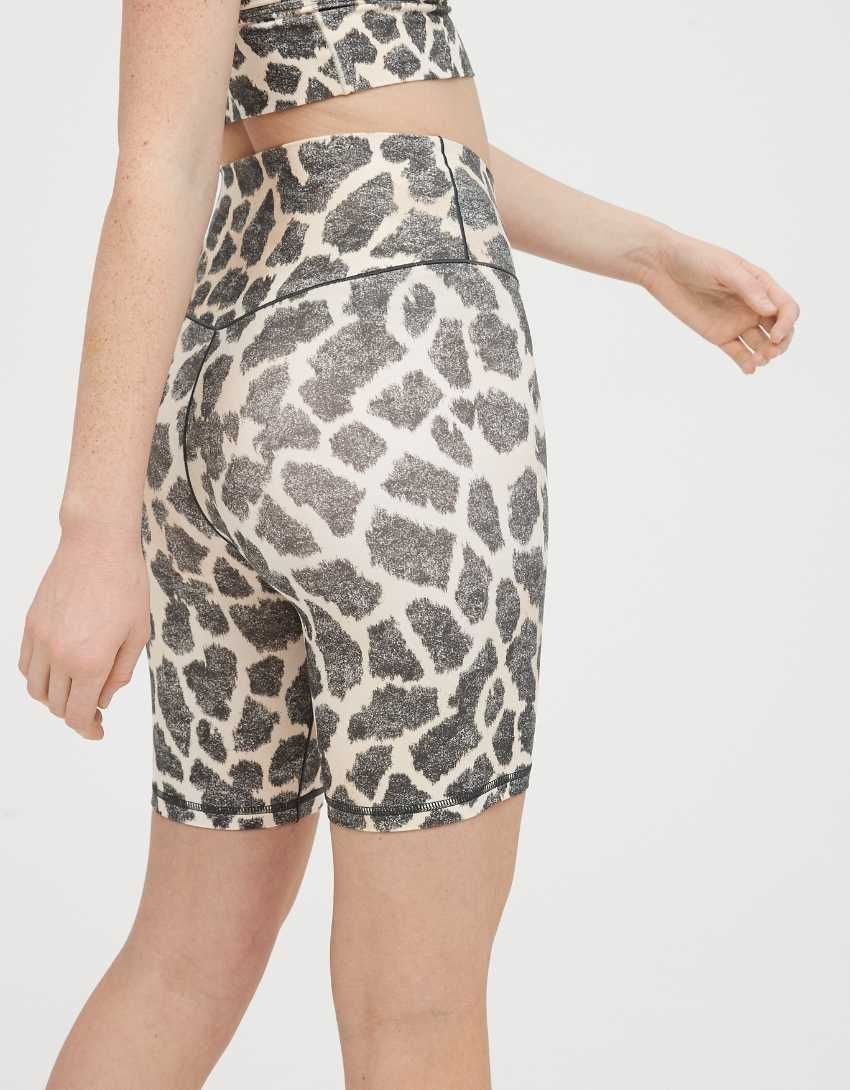 OFFLINE Real Me Printed High Waisted 7" Bike Short | American Eagle Outfitters (US & CA)