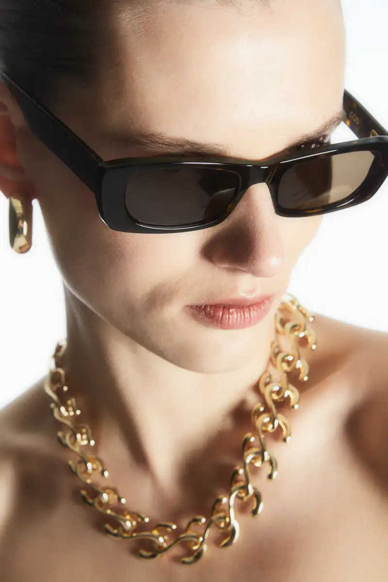 NARROW CAT-EYE SUNGLASSES - TORTOISESHELL - Sunglasses - COS | COS (US)
