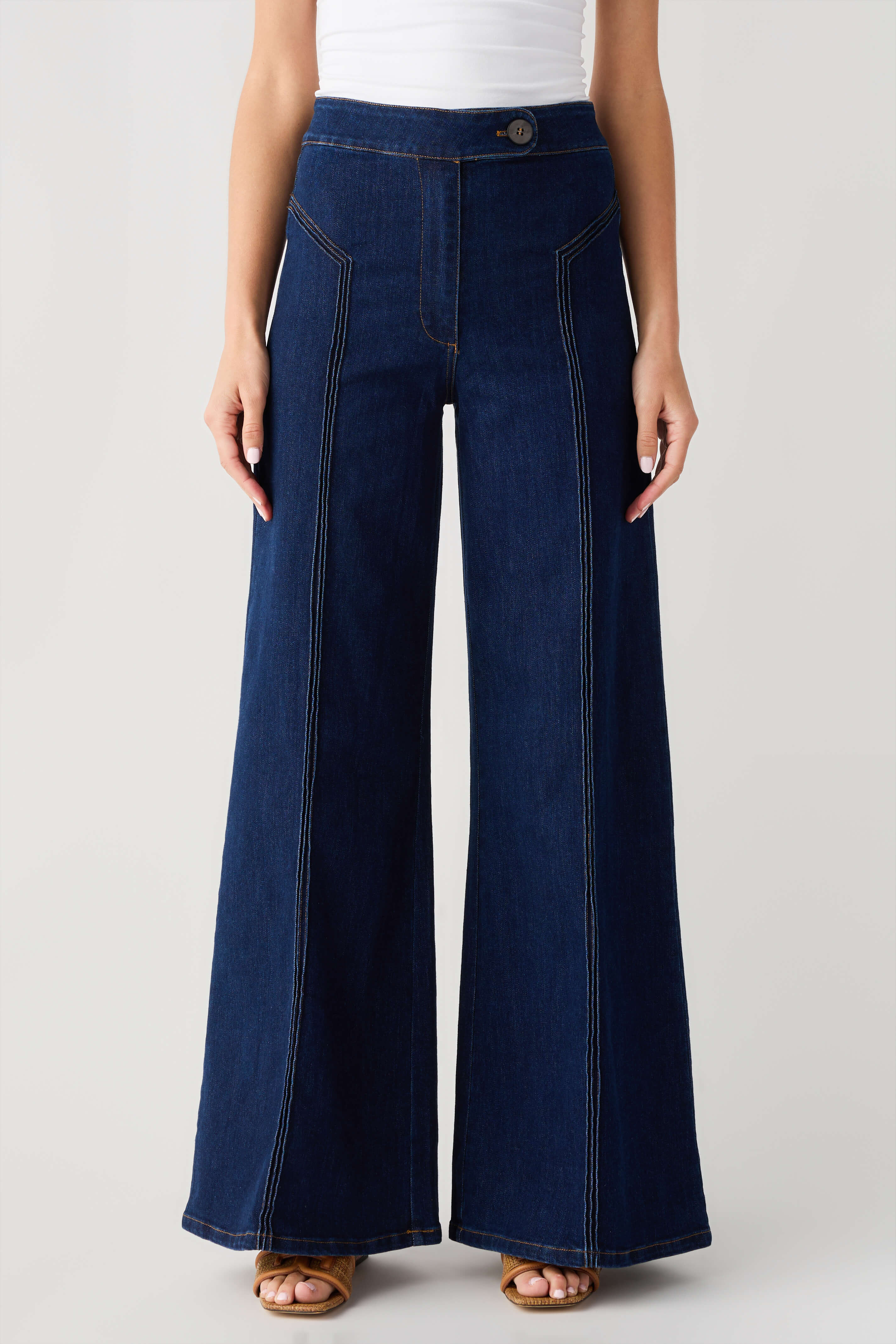 Fate Celine High Waisted Flare Pants | Social Threads