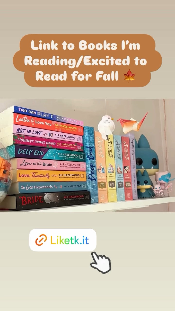 Link to Books I’m Reading/Excited to Read for Fall 🍁