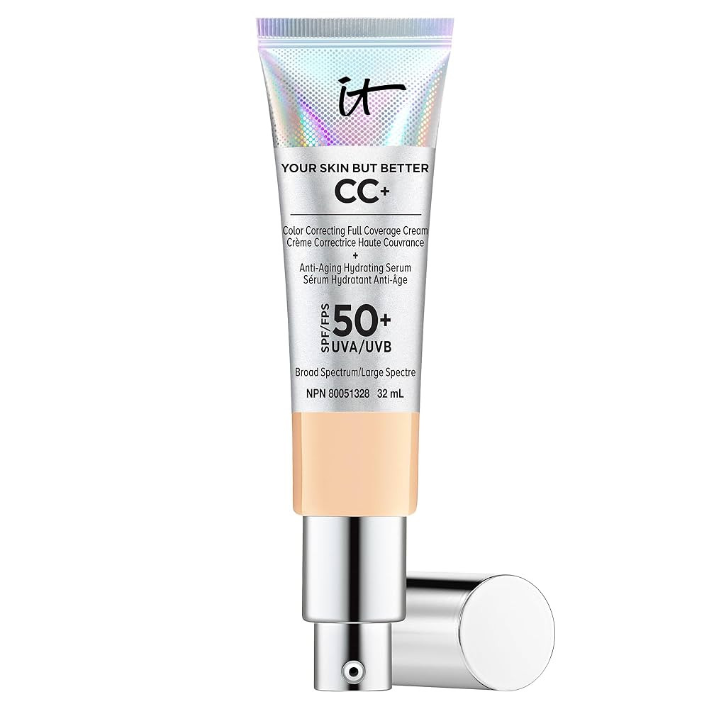 IT Cosmetics Your Skin But Better CC+ Cream, Light Medium (W) - Color Correcting Cream, Full-Cove... | Amazon (CA)