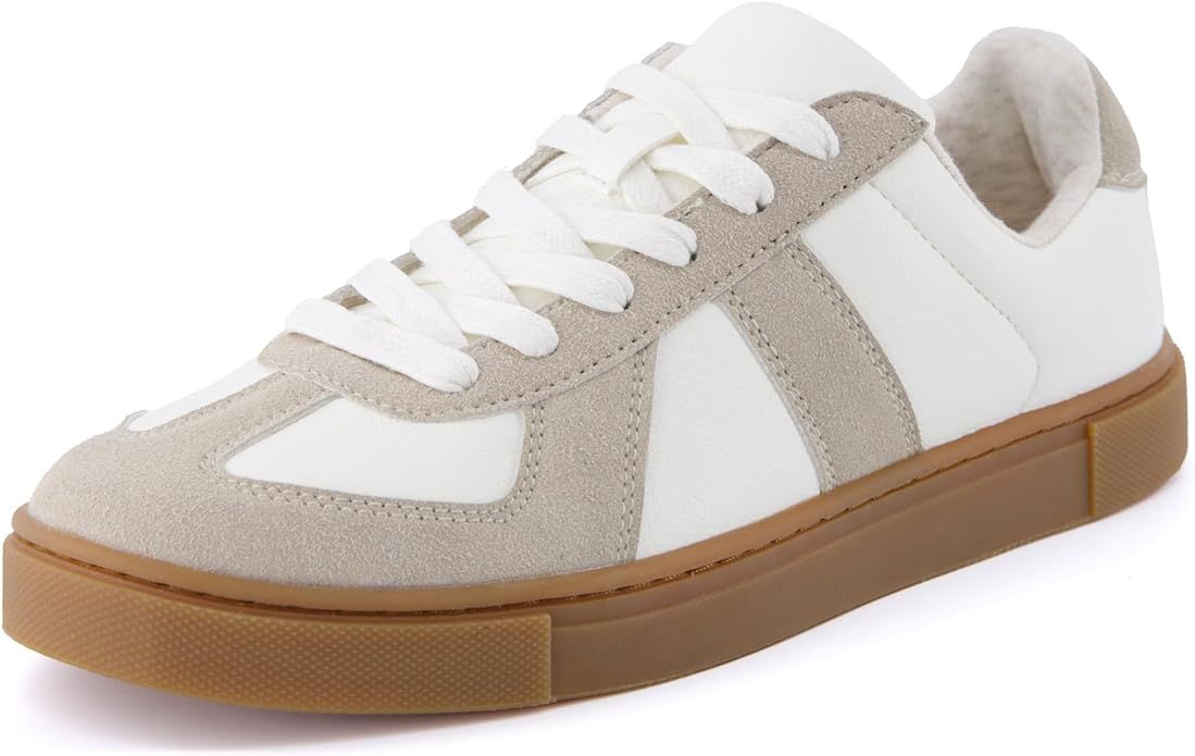 CUSHIONAIRE Women's Bailey lace up Sneaker +Comfort Foam, Wide Widths Available | Amazon (US)