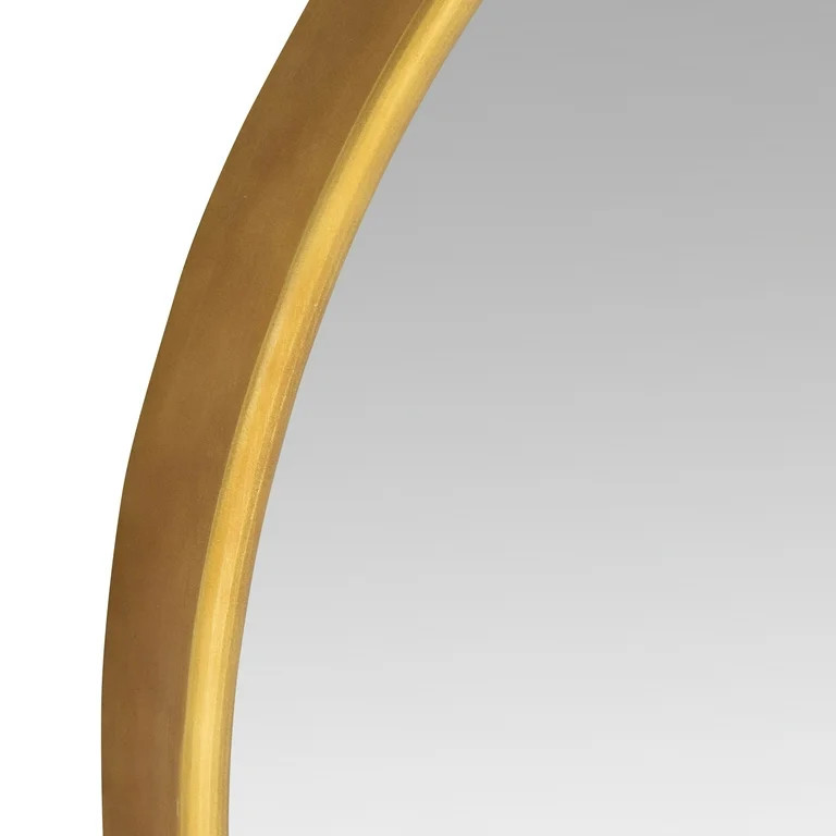 Nadia Arch Gold Metal 70"x28" Modern Glam Floor Mirror - Walmart.com | Walmart (US)