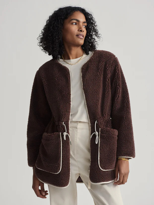 Angelina Sherpa Coat | Varley US | Varley USA