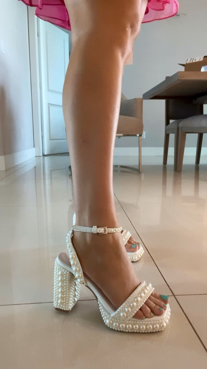 Um can we take a second for these STUNNING Amazon heels 🤯🔥

You definitely have to size down in these! I'm usually a 7-7.5 and I did a size 6.

Wedding guest heels. Pearl wedding heels. Amazon wedding heels. Comfortable wedding guest heels

#LTKStyleTip #LTKSeasonal #LTKWedding
