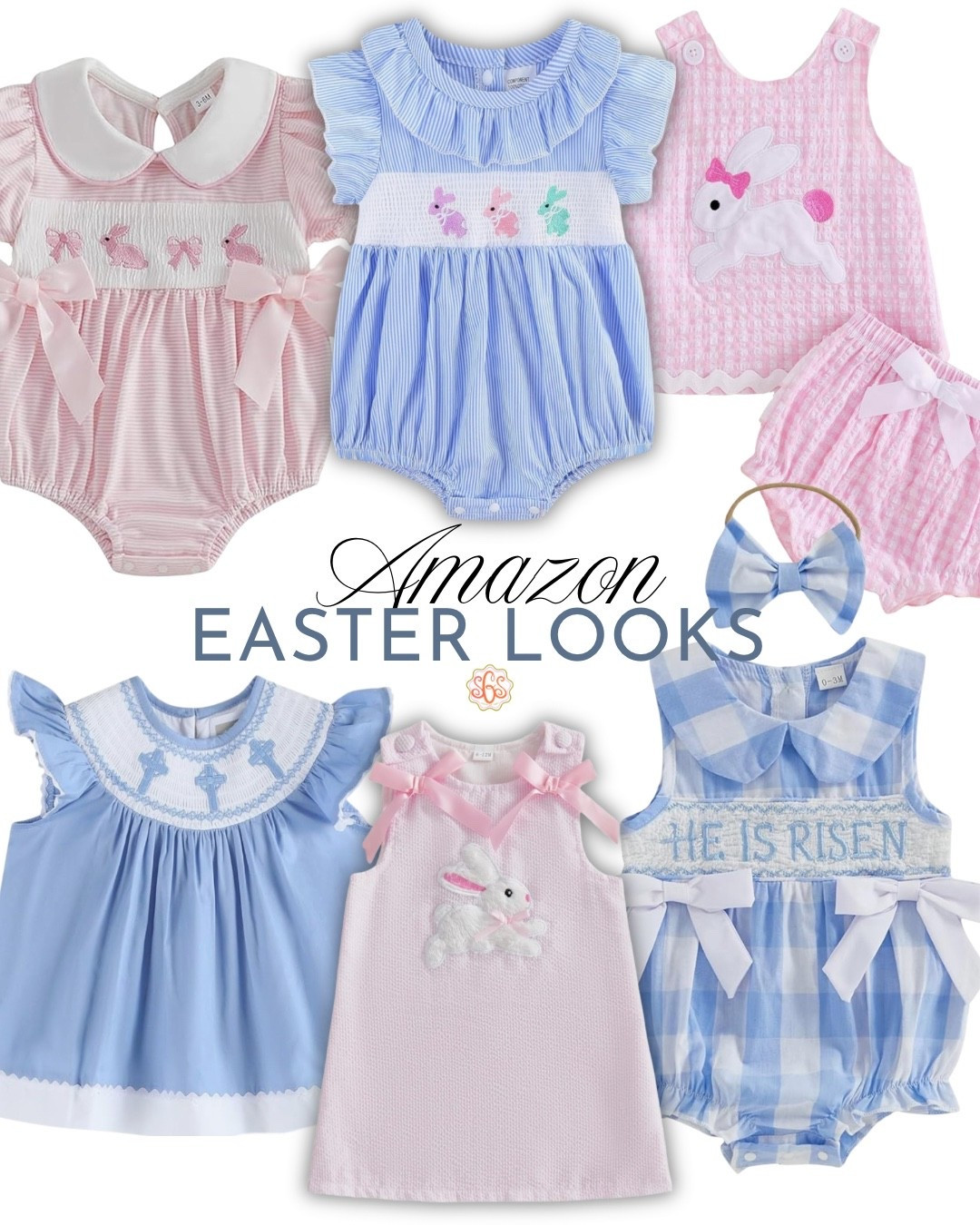 Amazon Easter outfits for baby girls 🐣💗
Smocked details, bunny appliqués, and the prettiest spring pastels — all linked for you!
Perfect for church, egg hunts, and Easter Sunday photos 🌷


#LTKKids #LTKmomlife #LTKBaby