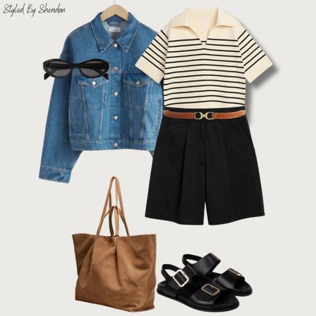 Shorts, stripes & denim for a warm Spring day 🌼 

#LTKstyletip #LTKfindsunder100 #LTKSeasonal