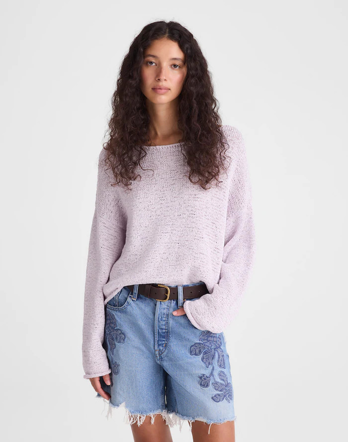 Boatneck Pullover Sweater | Madewell