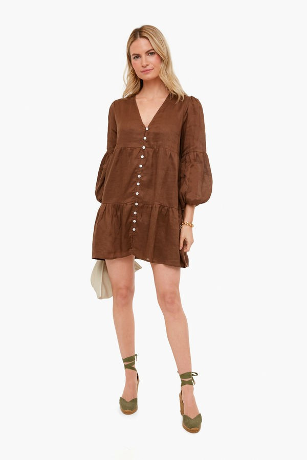 Chocolate Dija Mini Dress | Tuckernuck (US)