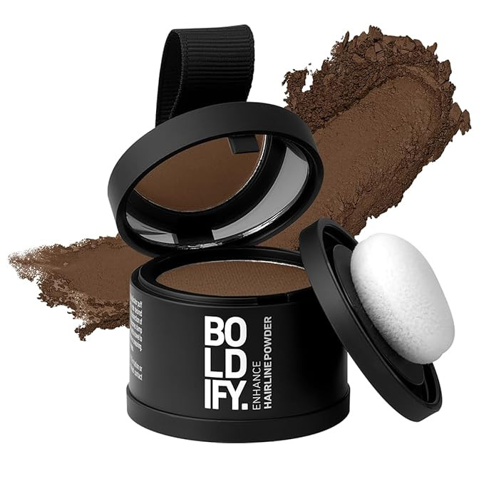 BOLDIFY Hairline Powder - Root Touch Up & Hair Loss Cover Up, Instant Gray Coverage 48-Hour Stain... | Amazon (US)