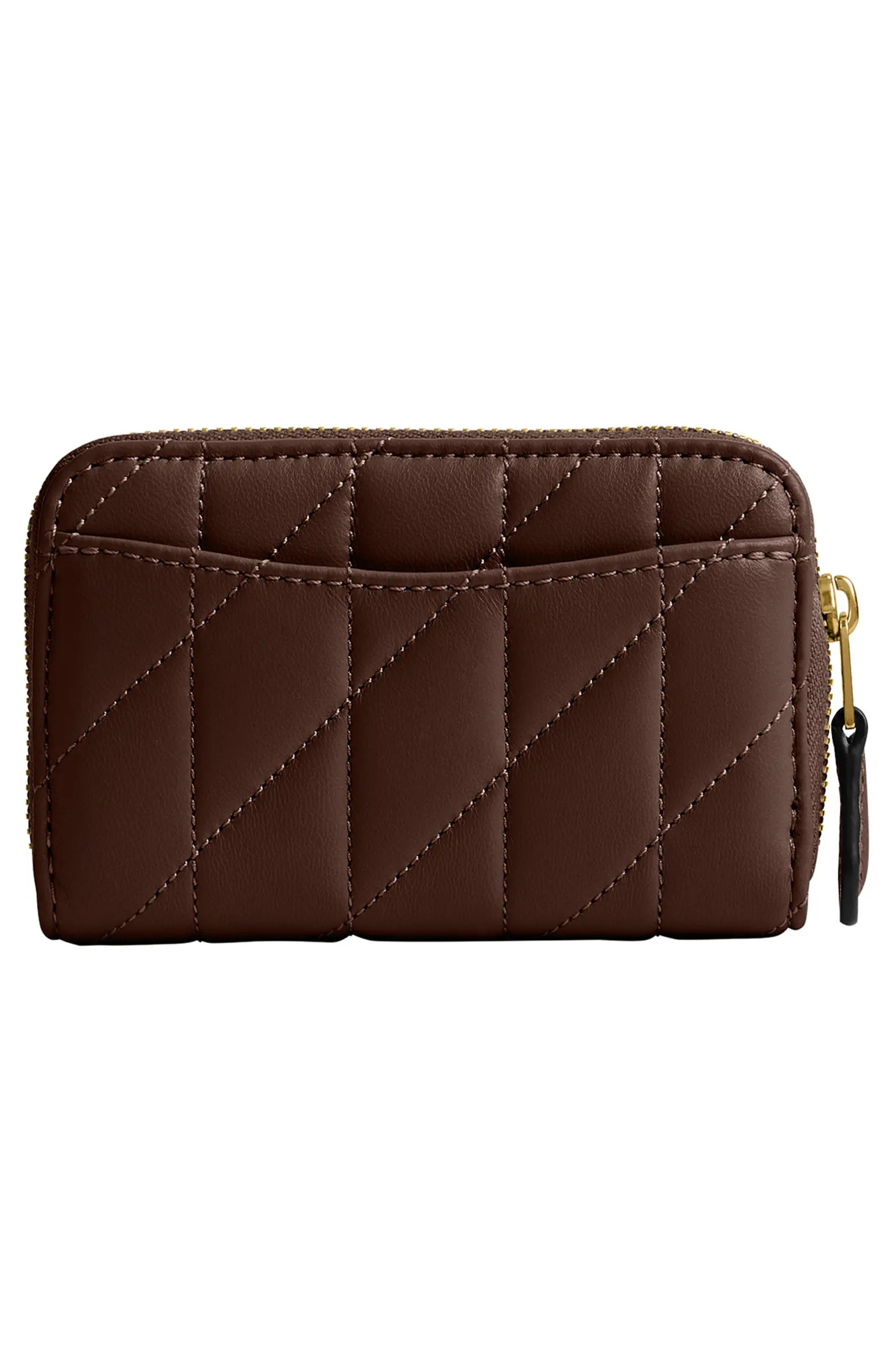 Essential Pillow Quilted Leather Card Case | Nordstrom