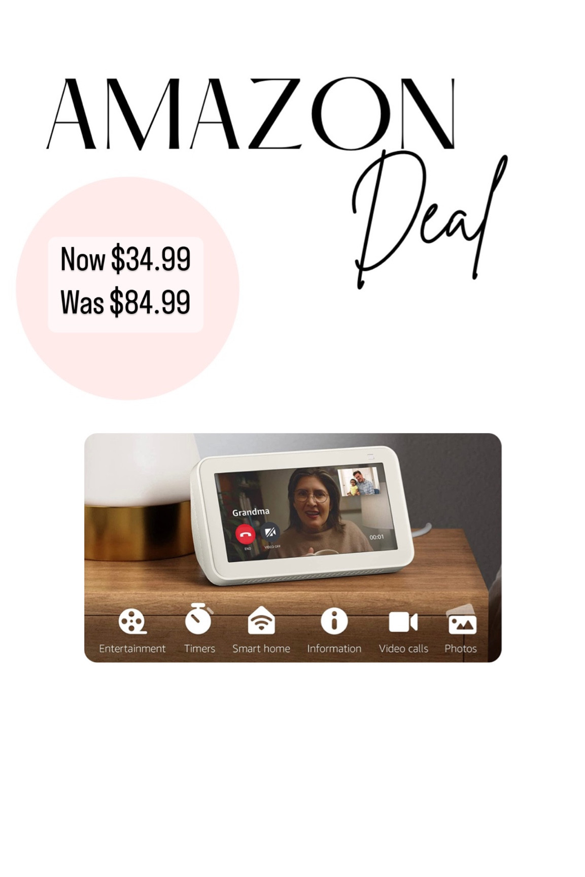We have one of these in our bedroom and love it! #alexa #home #electronics #alarmclock 

#LTKhome #LTKunder100 #LTKunder50