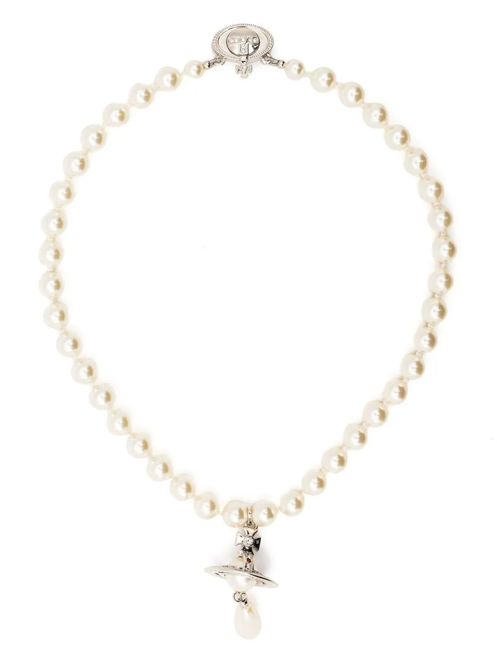 Vivienne Westwood faux-pearl Drop Choker - Farfetch | Farfetch Global