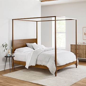 Mid-Century Canopy Bed - Acorn | West Elm (US)