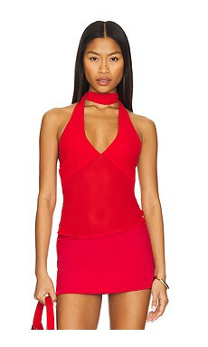 MAJORELLE Riviera Top in Red from Revolve.com | Revolve Clothing (Global)