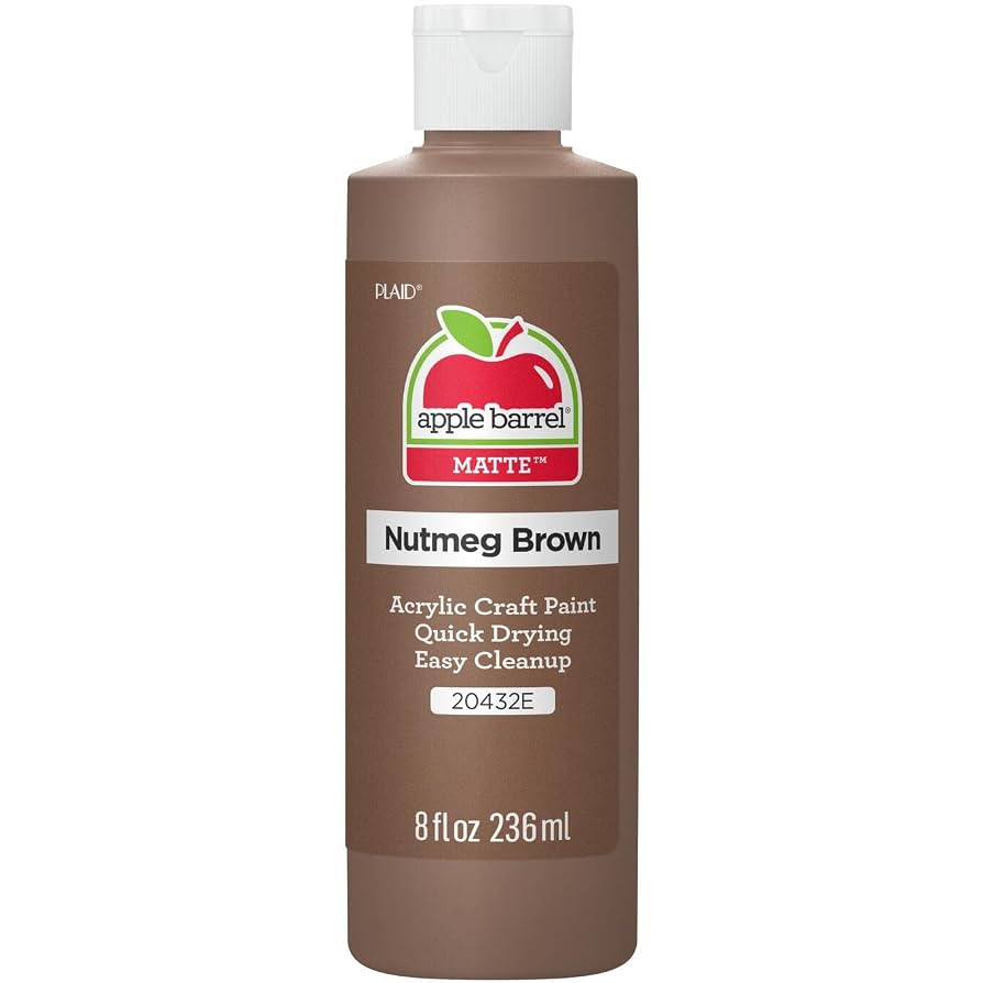 Apple Barrel Acrylic Paint in Assorted Colors (8 Ounce), J20432 Nutmeg- Pack of 1 | Amazon (US)
