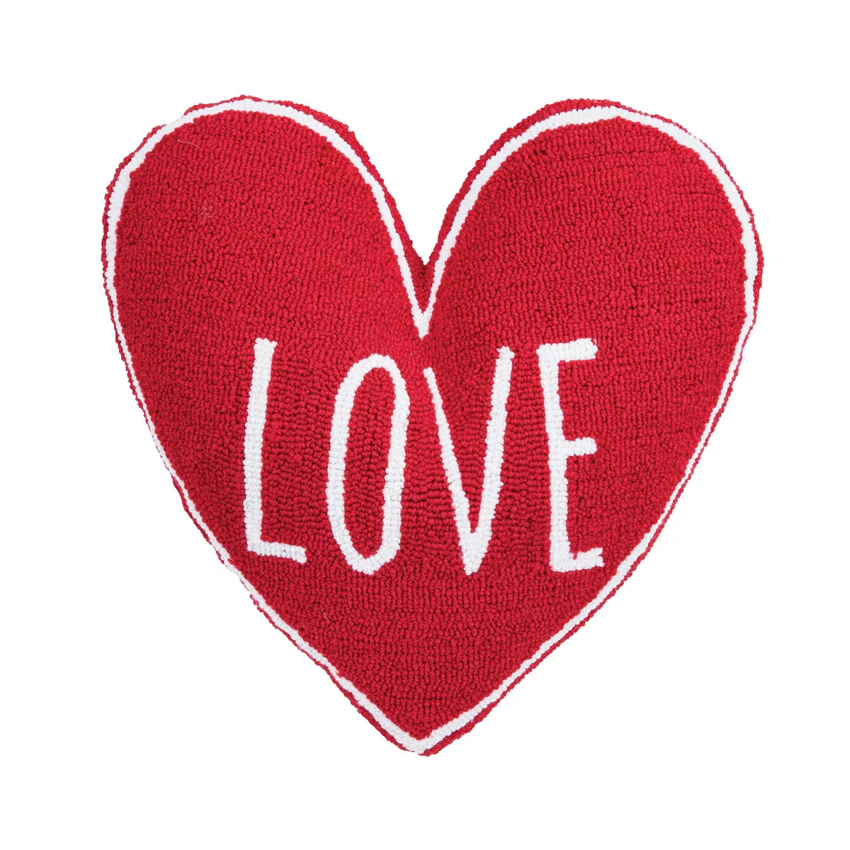 C&F Home 18" x 18" Love Heart Shaped Valentine's Day Pillow | Target