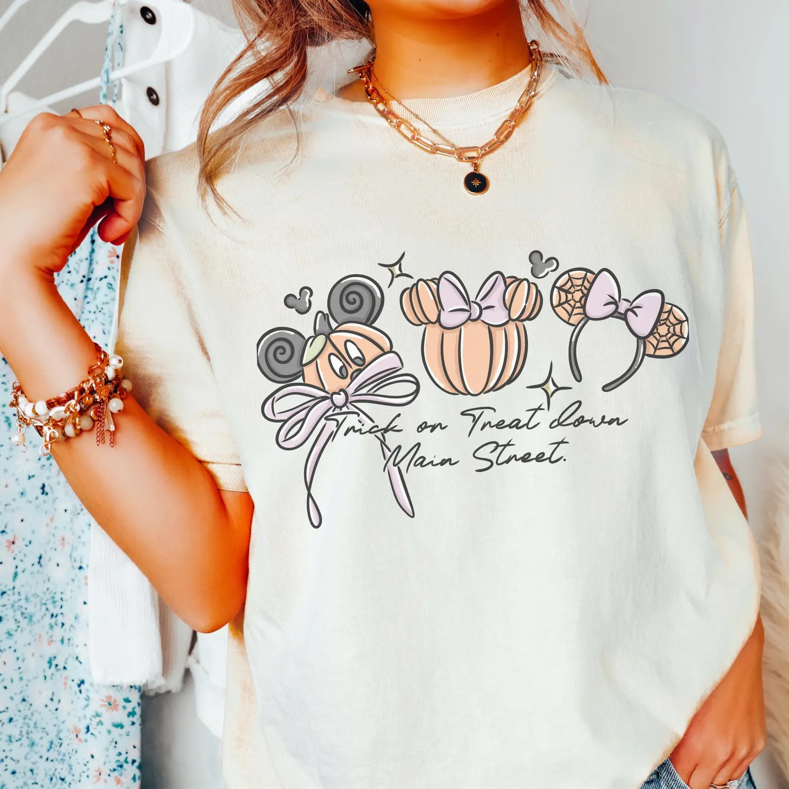 Comfort Color® tis the season shirt Coquette Bow Disney Castle Halloween Shirt Disney Fall Sweat... | Etsy (US)