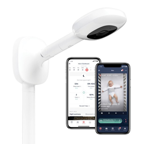 Nanit Pro Smart Baby Monitor & Wall Mount | Indigo (CA)