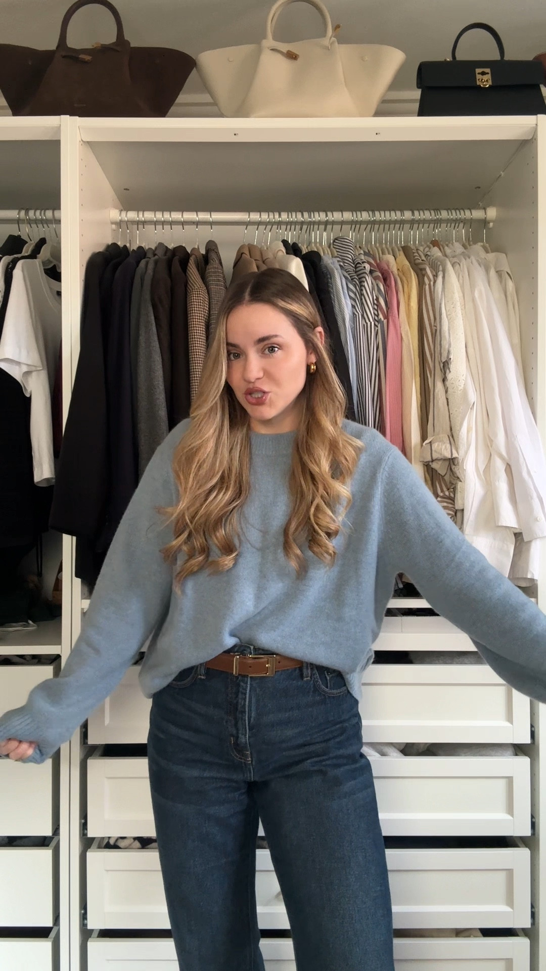 High quality sweaters 🙌🏼  The perfect closet staple and comes in sooo many colors!  I’m wearing a medium @onequince #quincepartner
