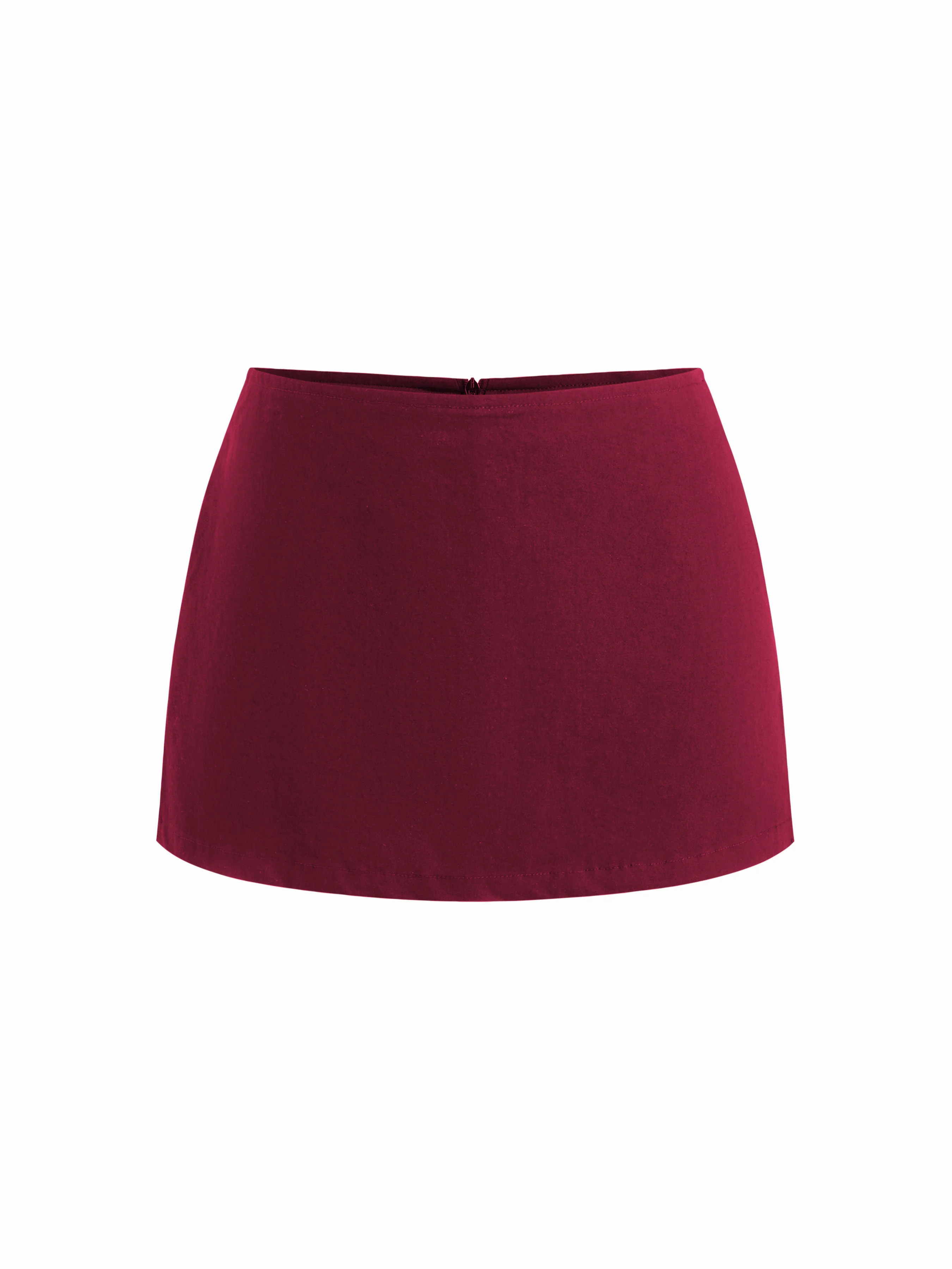 Cotton Low Rise Split Skort | Cider