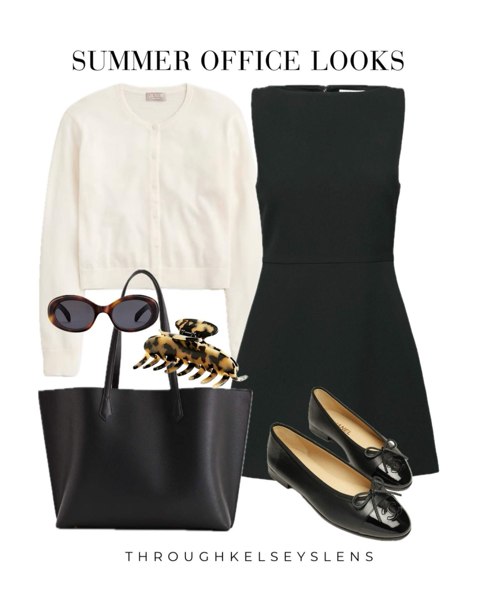 Summer office looks
- black shift dress
- white cardigan
- black ballet flats
#chanel #aritzia #jcrew #workwear #office #summer #officeoutfit

#LTKfindsunder100 #LTKworkwear #LTKshoecrush
