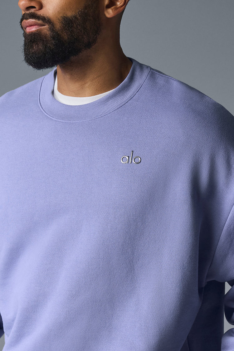 Accolade Crew Neck Pullover - Lilac Blue | Alo Yoga (US)