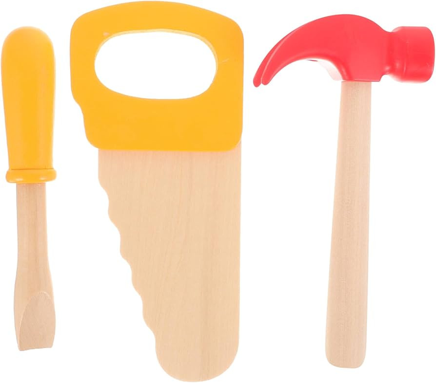 1 Set of Wooden Hammer Toy, Simulation Tool Toys, Simulation Hammers Maintenance Tools, for Schoo... | Amazon (US)