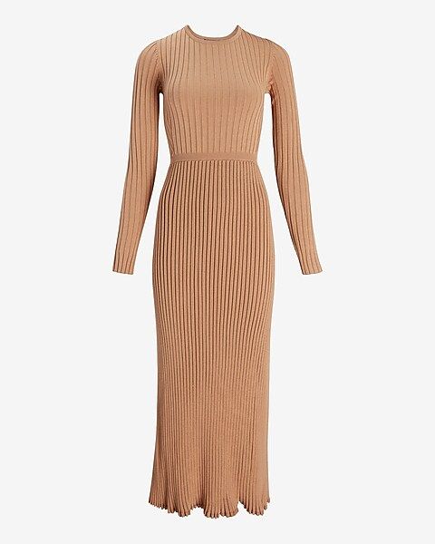 Ribbed Crew Neck Maxi Sweater DressNEW$98.00$98.003.5 out of 5 stars2 Reviewspecan 552$98.00Pecan... | Express
