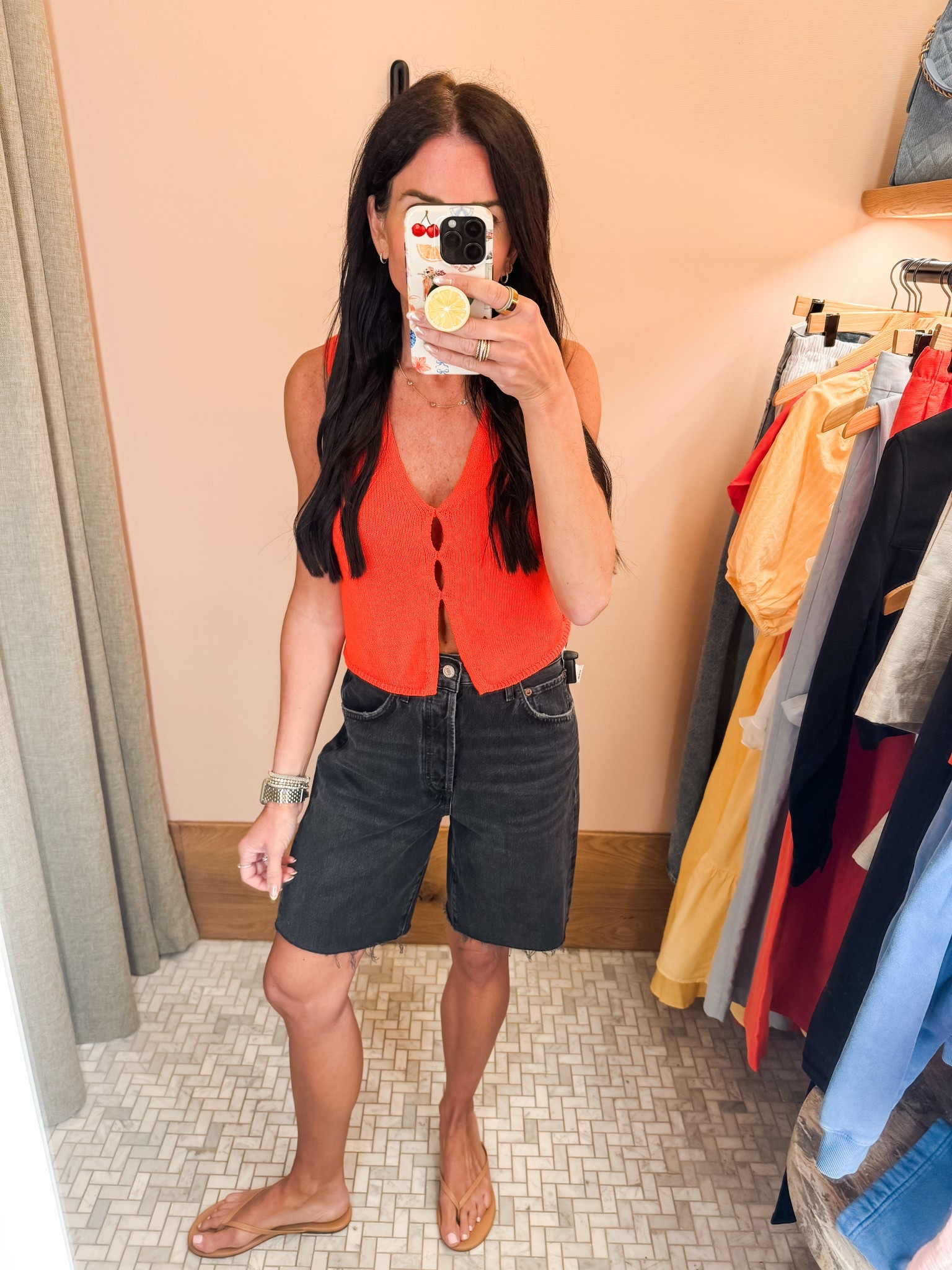 Small vest
23 shorts they run big 

#LTKStyleTip #LTKFindsUnder100 #LTKSeasonal